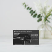Vertegenwoordiger voor de motorrijtuigenverzekerin visitekaartje (Staand voorkant)