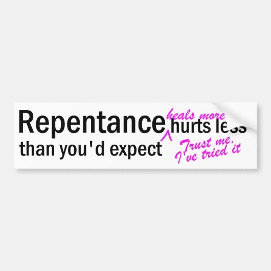 Vertegenwoordiging Bumpersticker (Voorkant)