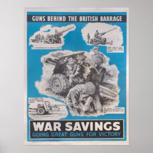 Vertegenwoordiging van Brits poster in oorlogstijd
