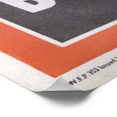 Vertegenwoordiging van Brits poster in oorlogstijd (Hoek)