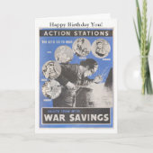 Vertegenwoordiging van Brits poster in oorlogstijd Kaart (Voorkant)