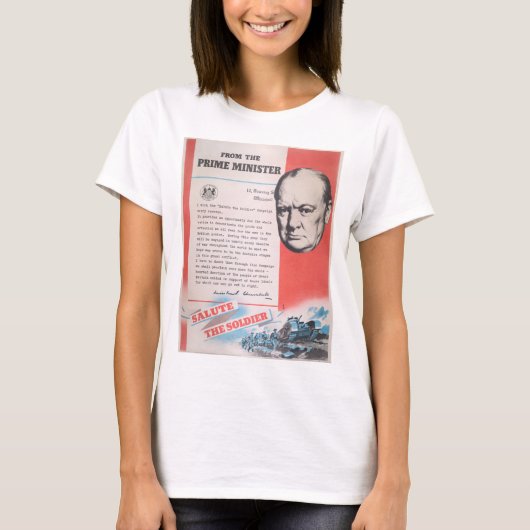 Vertegenwoordiging van Brits poster in oorlogstijd T-shirt (Voorkant)