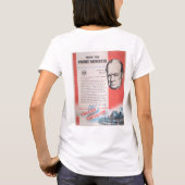Vertegenwoordiging van Brits poster in oorlogstijd T-shirt (Achterkant)