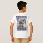 Vertegenwoordiging van Brits poster in oorlogstijd T-shirt (Achterkant volledig)