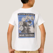 Vertegenwoordiging van Brits poster in oorlogstijd T-shirt (Achterkant)