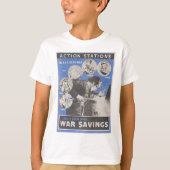 Vertegenwoordiging van Brits poster in oorlogstijd T-shirt (Voorkant)