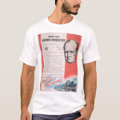 Vertegenwoordiging van Brits poster in oorlogstijd T-shirt (Voorkant)