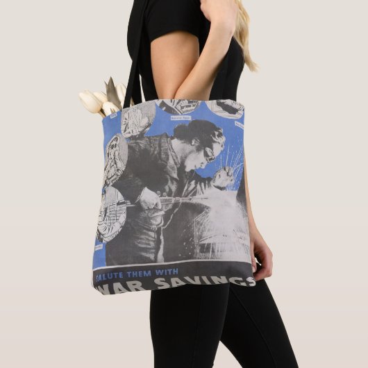 Vertegenwoordiging van Brits poster in oorlogstijd Tote Bag (Dichtbij)