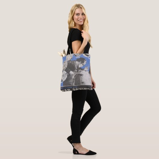 Vertegenwoordiging van Brits poster in oorlogstijd Tote Bag (Op model)