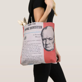 Vertegenwoordiging van Brits poster in oorlogstijd Tote Bag