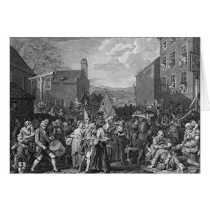 Vertegenwoordiging van de mars van de Garde