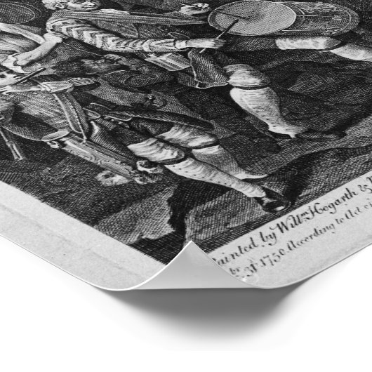 Vertegenwoordiging van de mars van de Garde Poster (Hoek)