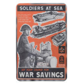 Vertegenwoordiging van het Britse poster van oorlo Magneet (Verticaal)