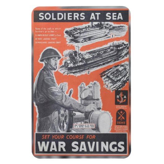 Vertegenwoordiging van het Britse poster van oorlo Magneet (Verticaal)