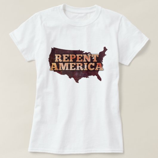 Vertegenwoordigt Amerika T-shirt (Design voorkant)