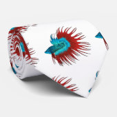 Vertekening van de cartoon van de kroonstaart bett stropdas (Opgerold)