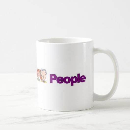 Vertel 3 Personen Koffiemok Custom Logo Ontwerp (Rechts)