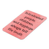 Vertel altijd de waarheid magneet (Linkerzijde)