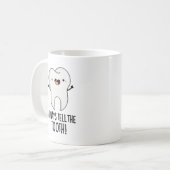 Vertel altijd het tand grappige gebitsgebaar koffiemok (Voorkant links)