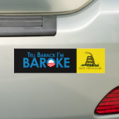 Vertel Barack Im Baroke Bumpersticker (Op auto)