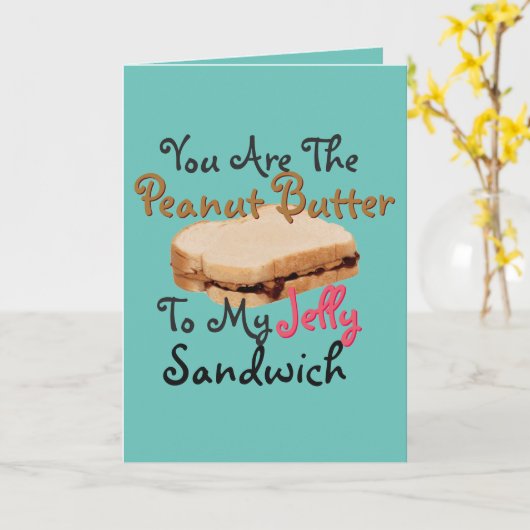 Vertel de Liefde van I u De Sandwich van de Gelei Kaart (Gele Bloem)