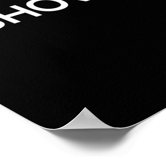 Vertel de mensen niet dat je dromen hen show poster (Hoek)