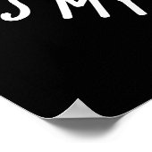 Vertel de tand is mijn floss-ophy tandheelkundige  poster (Hoek)