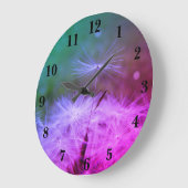 Vertel de tijd met een Dandilion Clock met cijfers Grote Klok (Hoek)