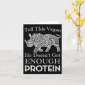 Vertel dit Vegan Genoeg Eiwitten Vegan Bodybuildin Kaart (Gele Bloem)