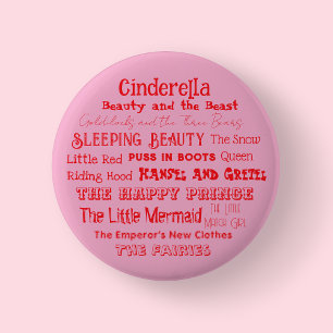 Vertel een Fairy Tale Day Badge Ronde Button 5,7 Cm