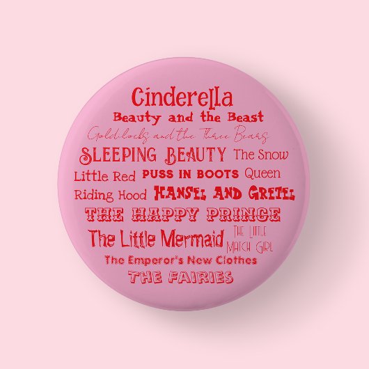 Vertel een Fairy Tale Day Badge Ronde Button 5,7 Cm