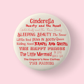 Vertel een Fairy Tale Day Badge Ronde Button 5,7 Cm