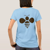 Vertel hen Tekstveld Blauw T-shirt (Achterkant)