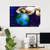 Vertel het aan de wereld (gepersonaliseerd Poster) Poster (Thuiskantoor)