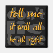 Vertel het me magneet (Voorkant)