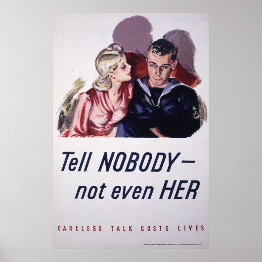 Vertel het niemand - zelfs haar niet poster (Voorkant)