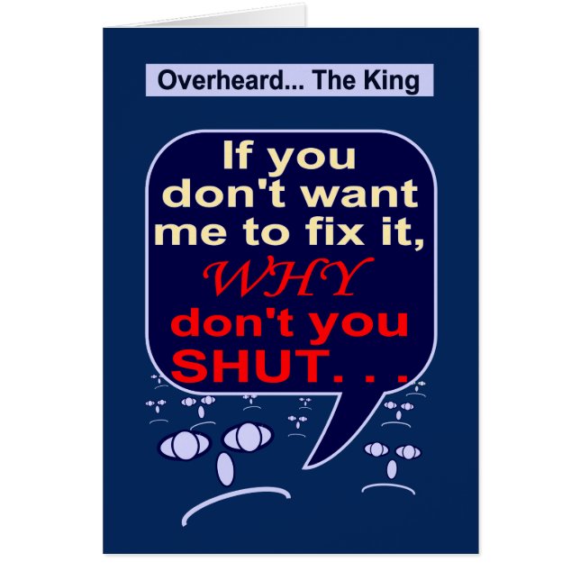 Vertel het niet als er geen Fix nodig is (Voorkant)