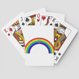 Vertel het niet, vraag het niet speelkaarten