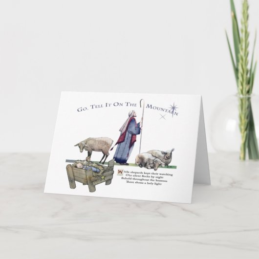 Vertel het op de berg kaart (Voorkant)