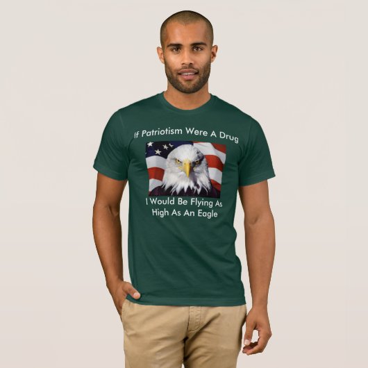 Vertel het over uw patriottisme t-shirt (Voorkant volledig)