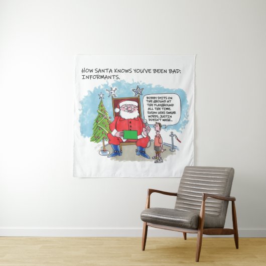Vertel het tapijt van Santa Wandkleed (In situ)
