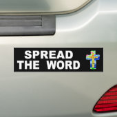 Vertel het verder bumpersticker (Op auto)