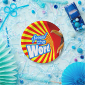 Vertel het verder papieren bordje (Feest)