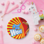 Vertel het verder papieren bordje (Feest)