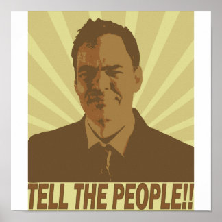"Vertel het volk!!" Poster