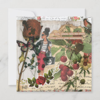 Vertel het Wenskaart voor de artikelflat