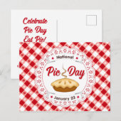 Vertel je vrienden over taartdag Briefkaart (Voorkant / Achterkant)