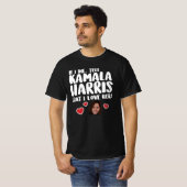 VERTEL KAMALA HARRIS IK HOOP VAN HAAR T-SHIRT (Voorkant volledig)