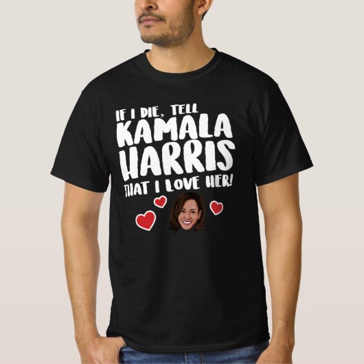 VERTEL KAMALA HARRIS IK HOOP VAN HAAR T-SHIRT (Voorkant)