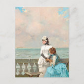 Vertel me alles van Vittorio Matteo Corcos Briefkaart (Voorkant)